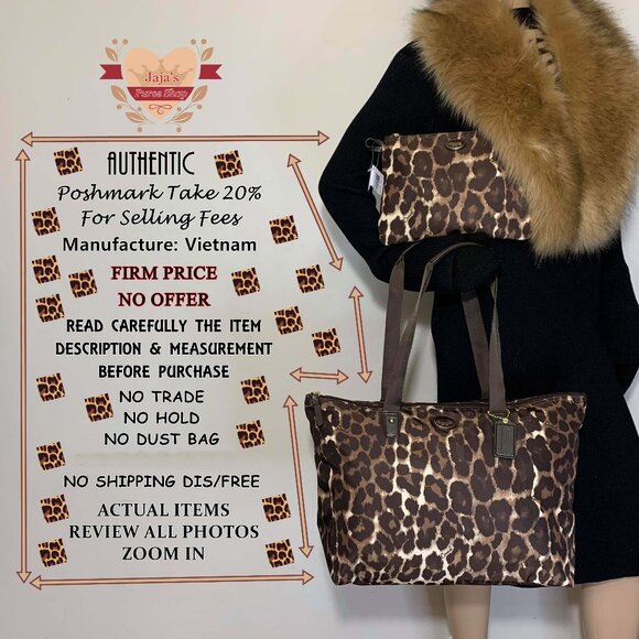 ❤️✅❤️✅SOLD❤️✅❤️✅🤎Coach Signature Fabric-Nylon Bag & Snap Pouch🤎 - Picture 16 of 16